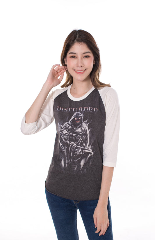 Disturbed Lost Souls Womens Raglan T-Shirt