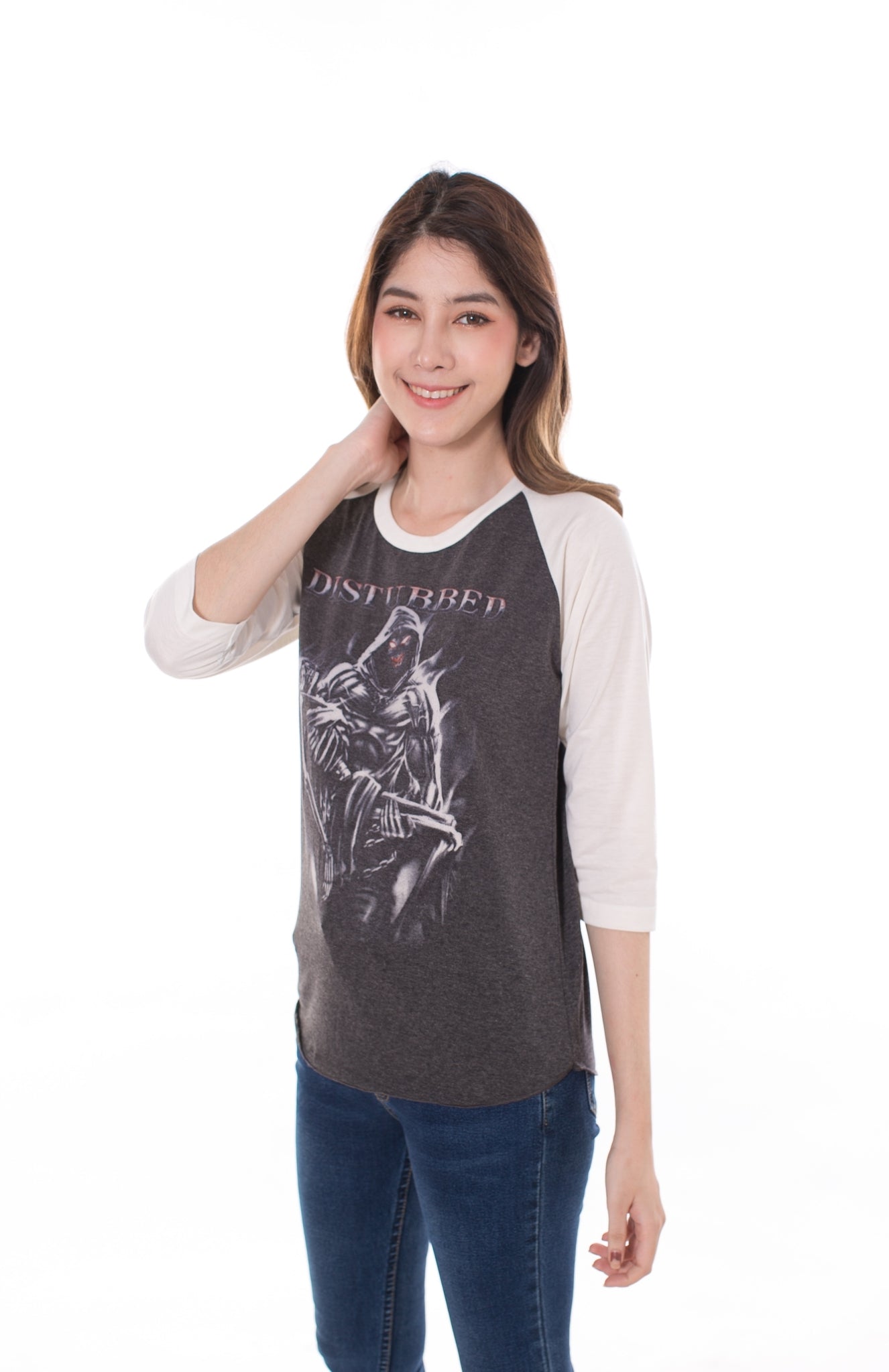 Disturbed Lost Souls Womens Raglan T-Shirt