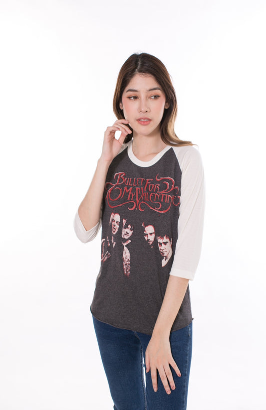 Bullet for my valentine Band Group Womens Raglan T-Shirt