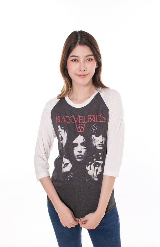 Black Veil brides Band Rock Womens Raglan T-Shirt