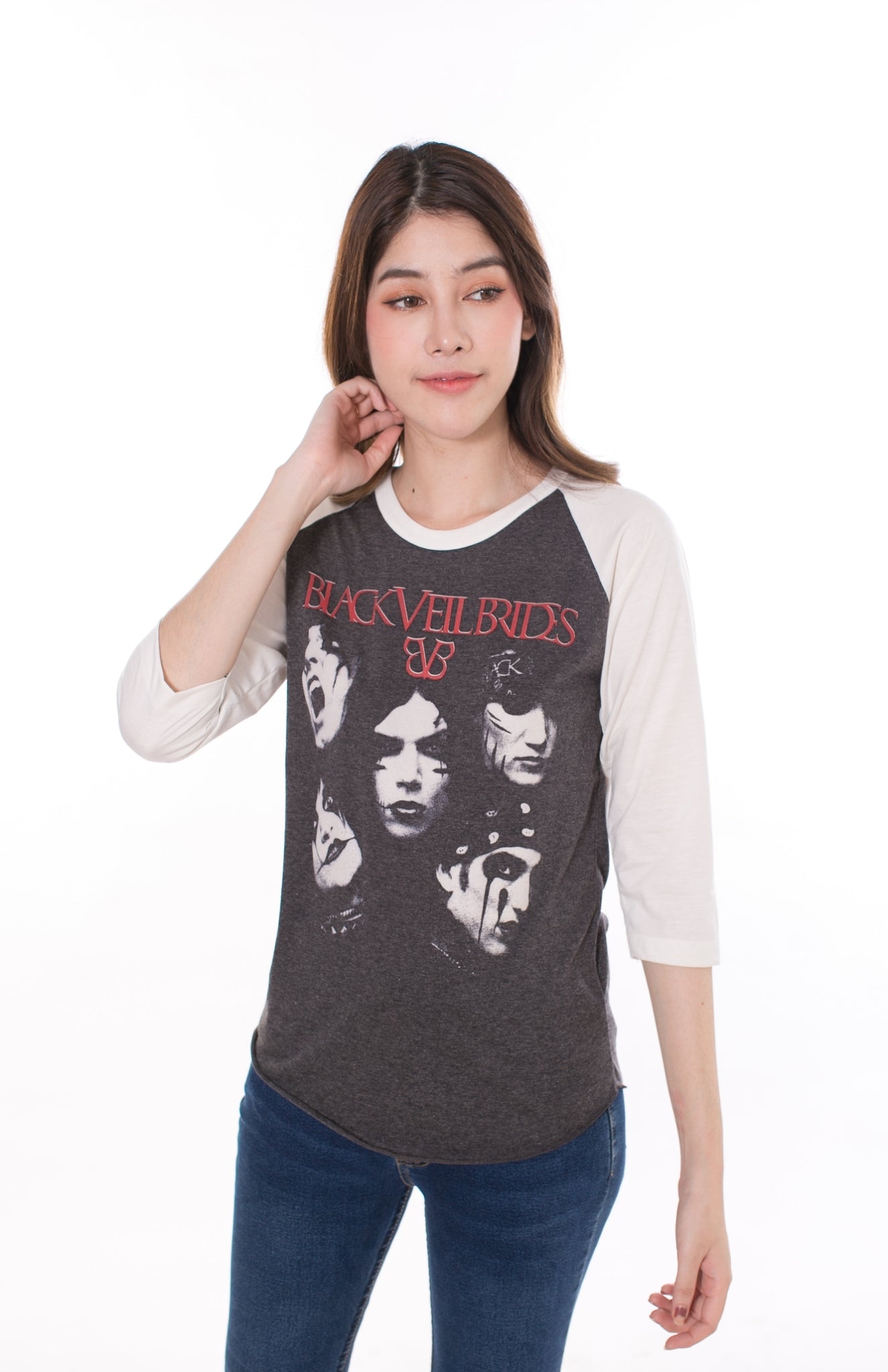 Black Veil brides Band Rock Womens Raglan T-Shirt