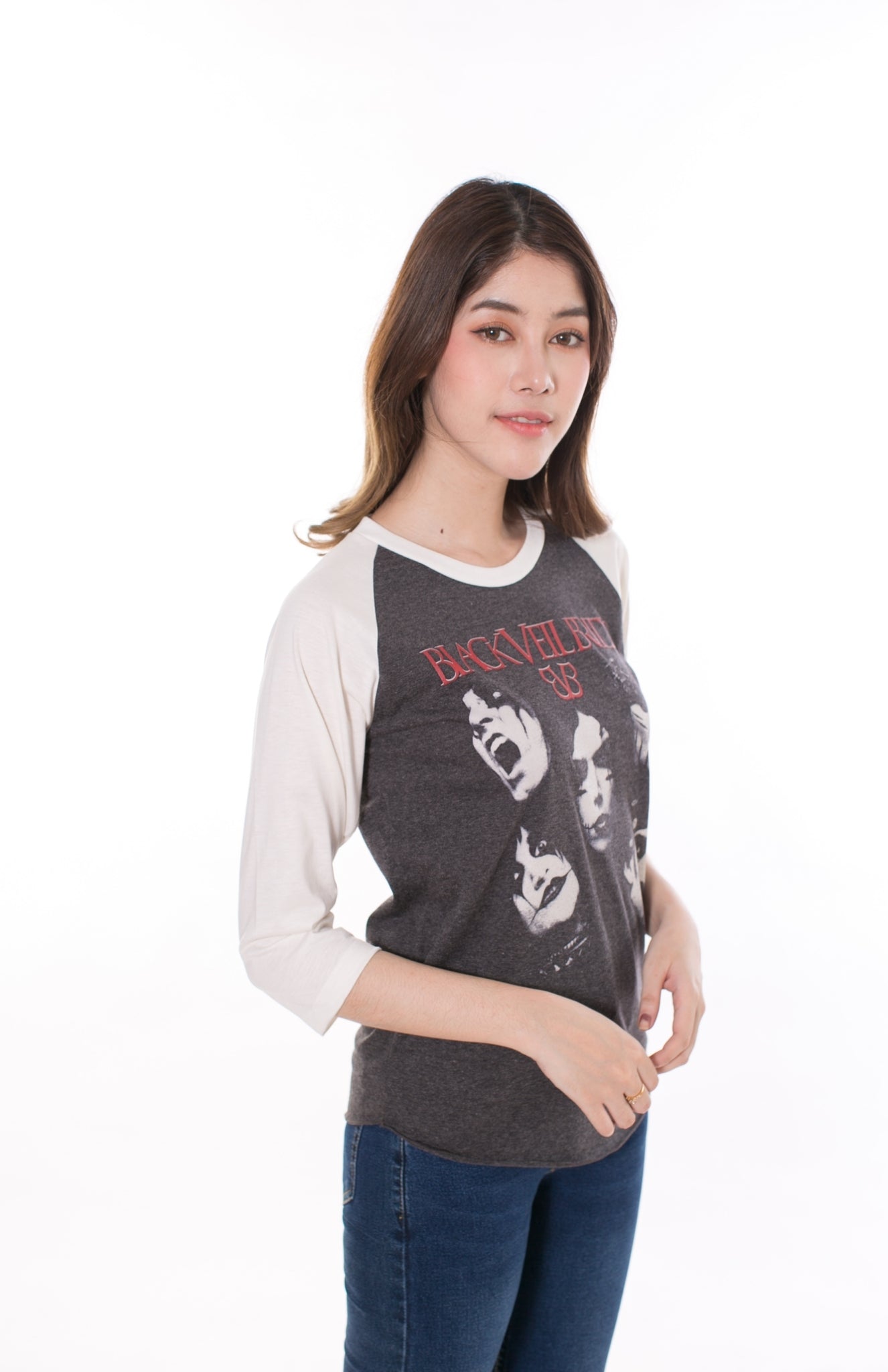 Black Veil brides Band Rock Womens Raglan T-Shirt