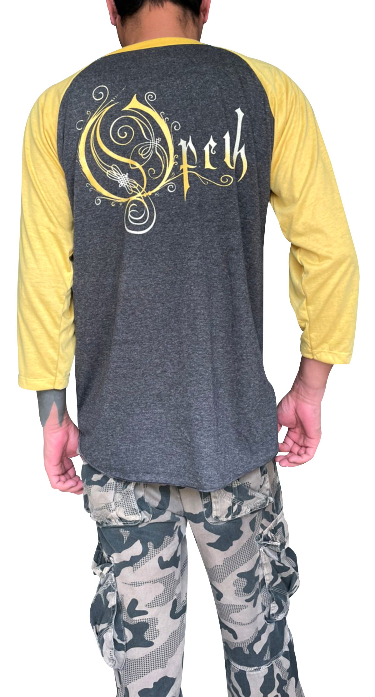 Opeth Ghost Reveries Metal Rock Mens Raglan T-Shirt