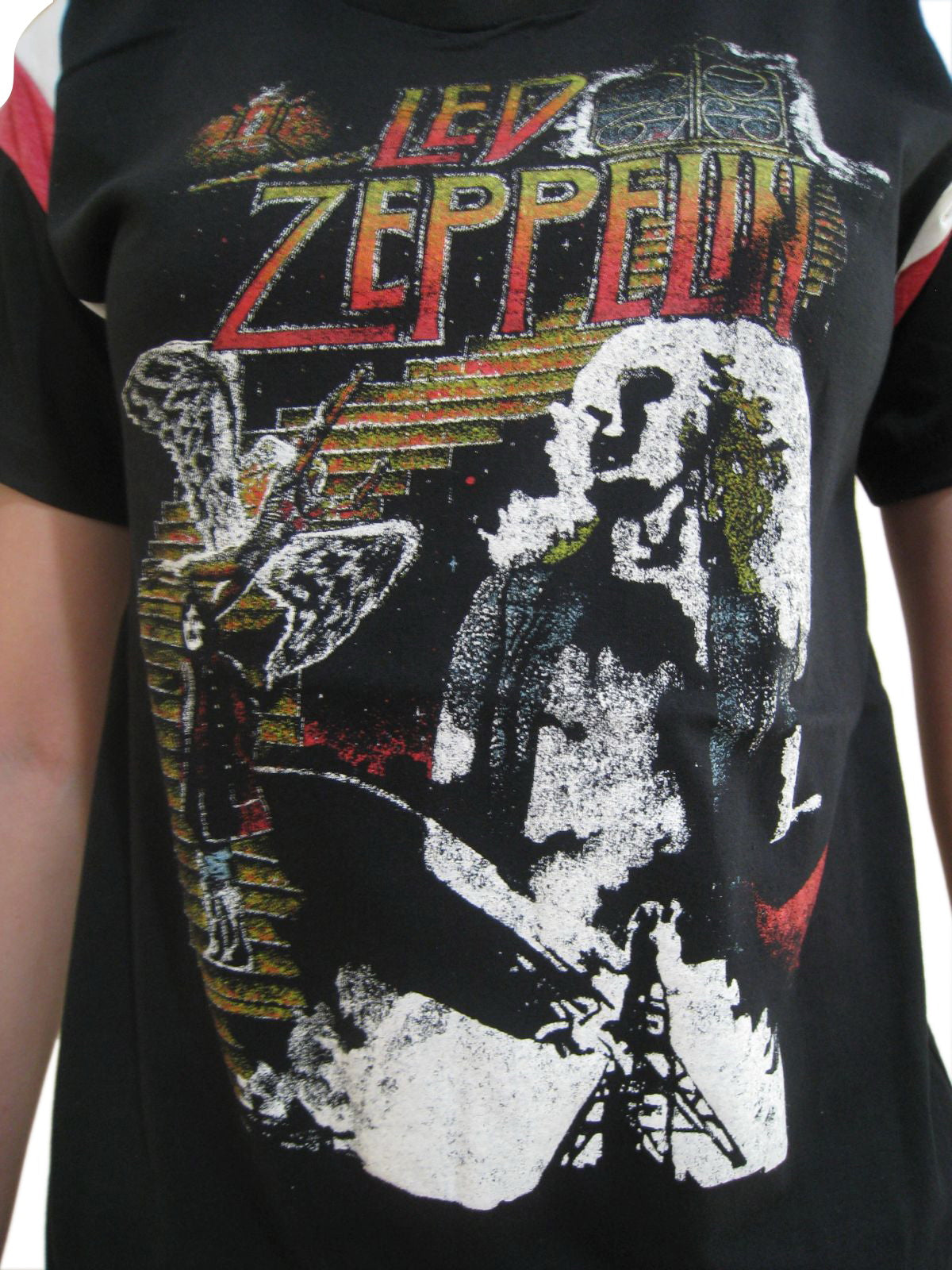 Led Zeppelin U.S. Tour 1971 Womens Short Sleeve T-Shirt