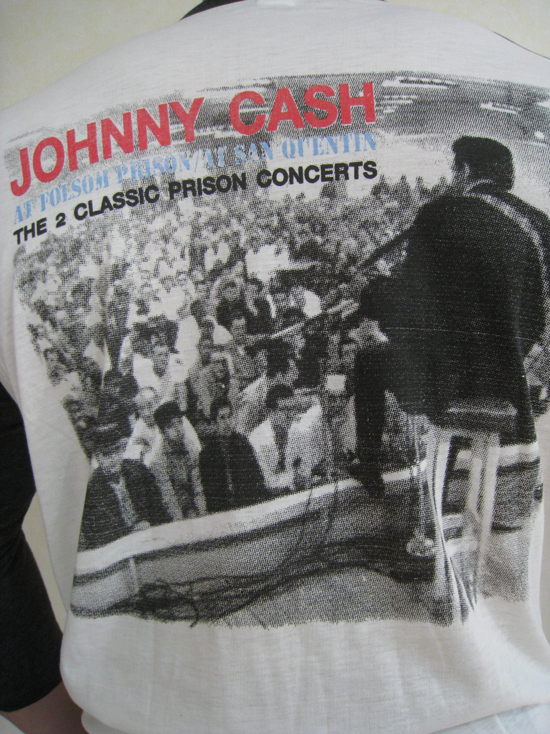 Johnny Cash Tour Concert Festival 1964 Mens Raglan T-Shirt