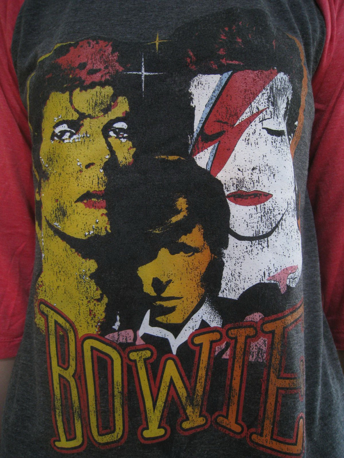 David Bowie Womens Raglan T-Shirt