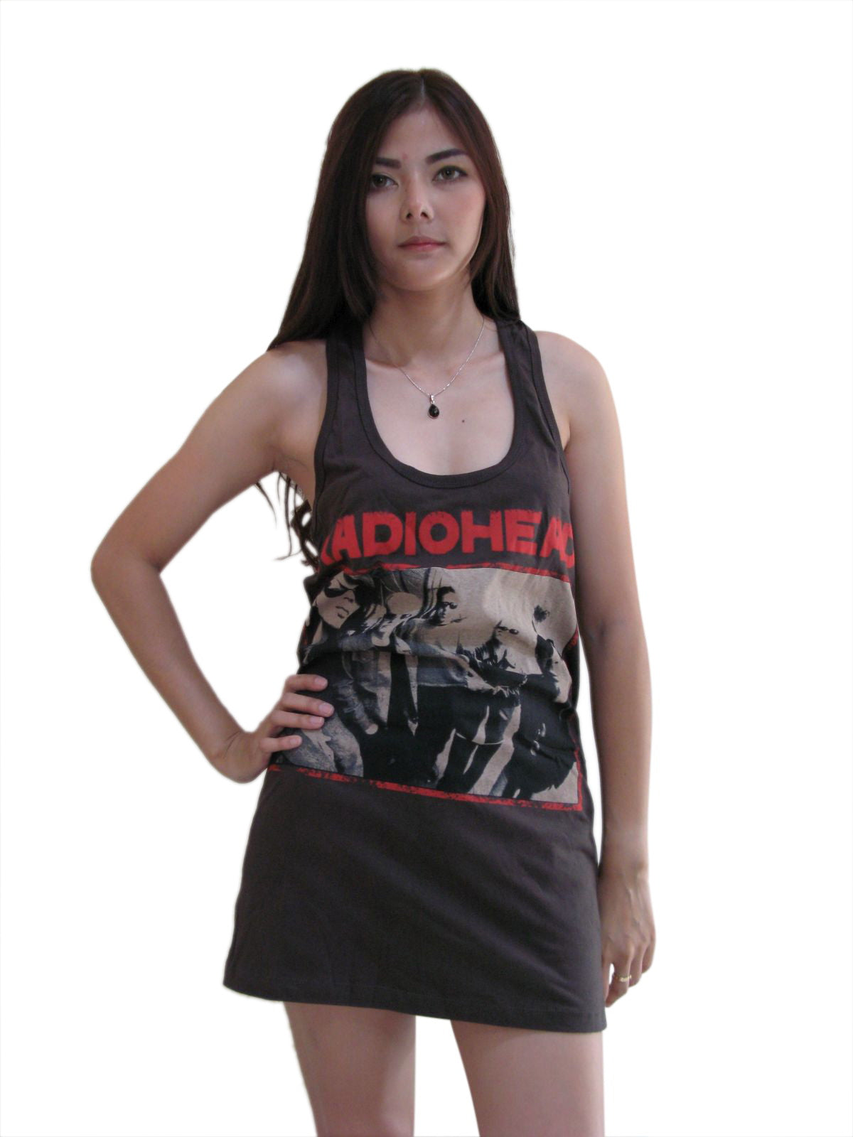 Radiohead Womens Mini Dress Tank Top