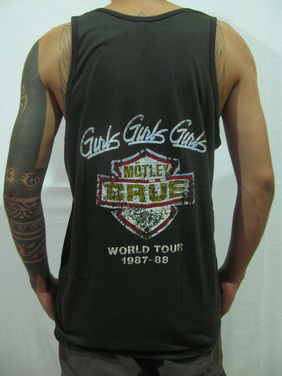 Motley Crue Girls Girls Girls World Tour'87 Mens Tank Top T-Shirt