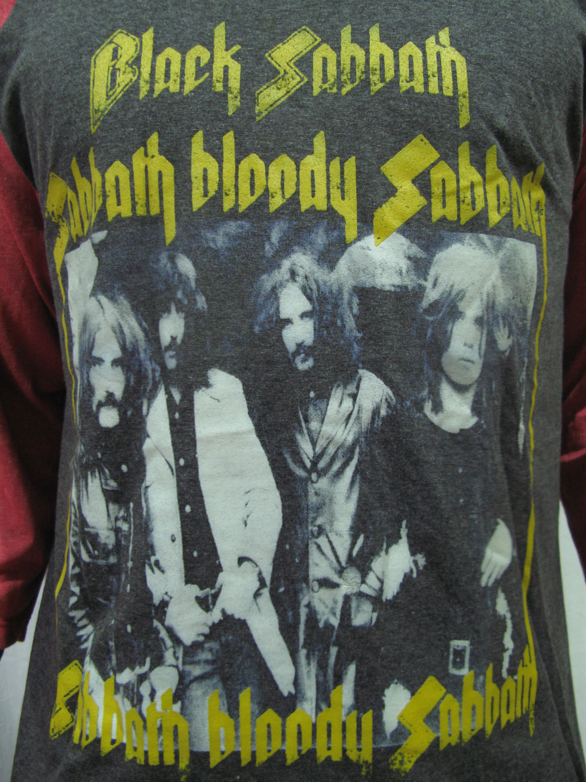 Black Sabbath Sabbath Bloody Sabbath Mens Raglan T-Shirt