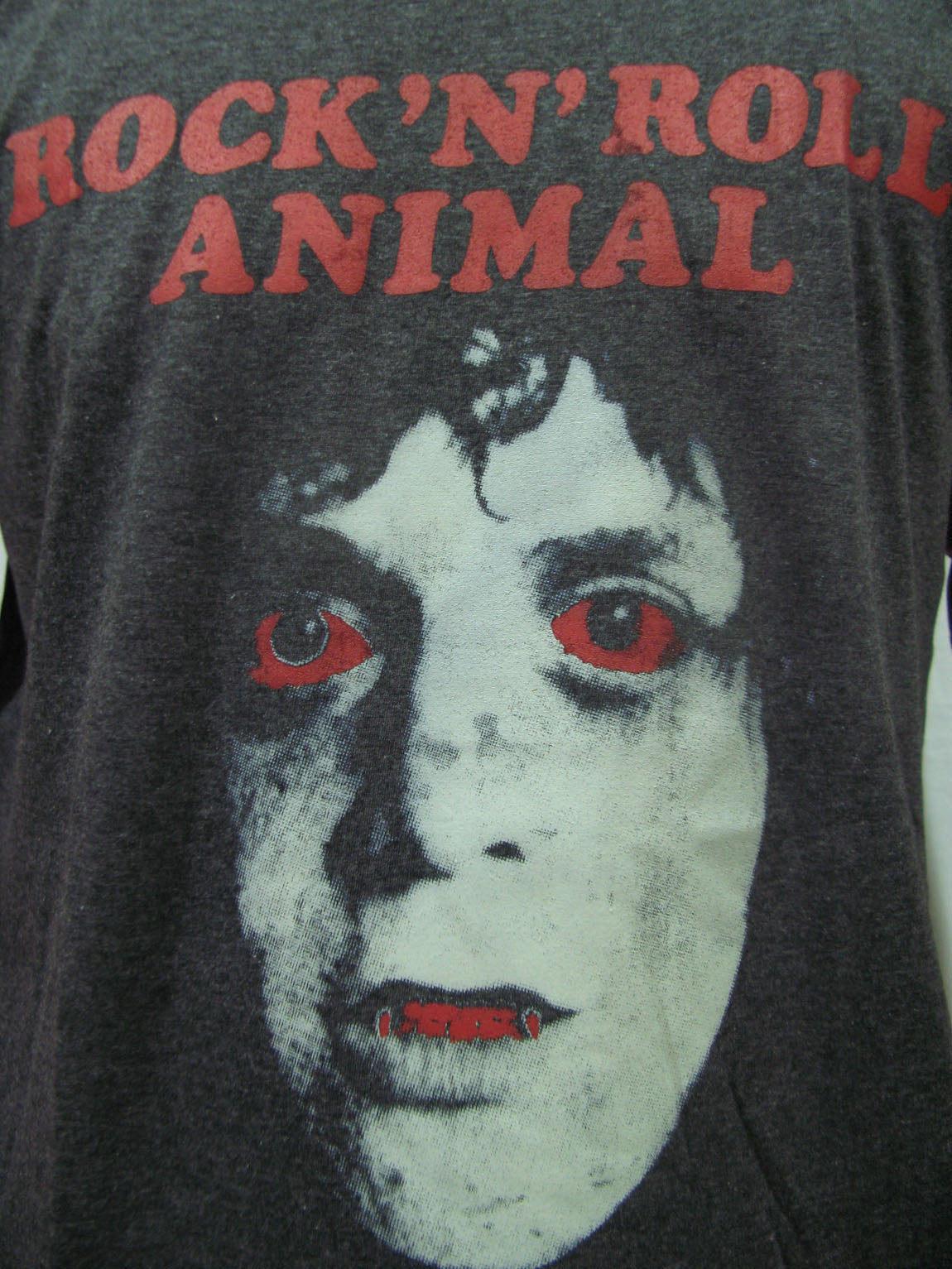 LOU REED Rock'N'Roll Animal Mens Raglan T-Shirt