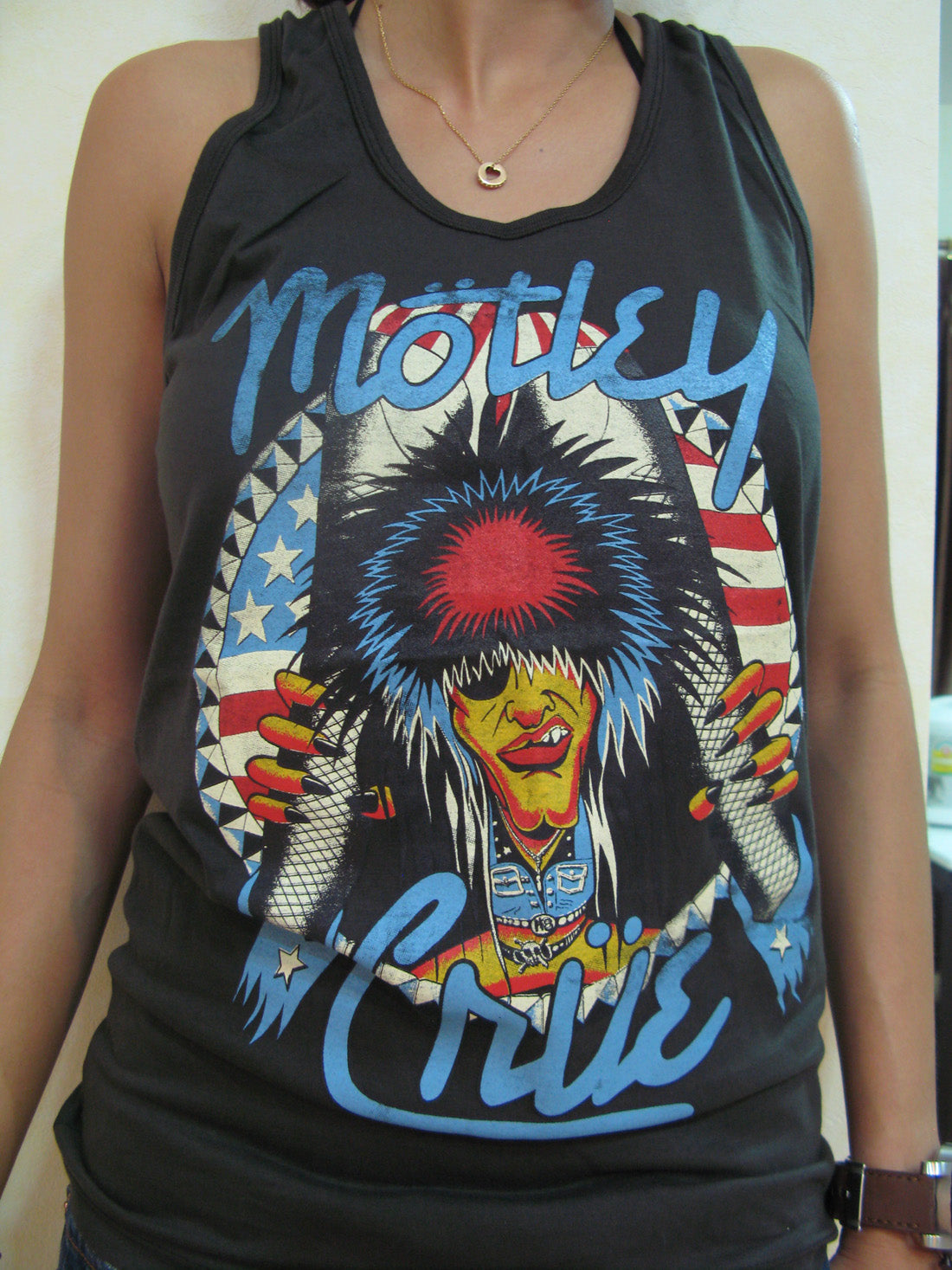 Motley Crue Girls Girls Girls Womens Tank Top T-Shirt