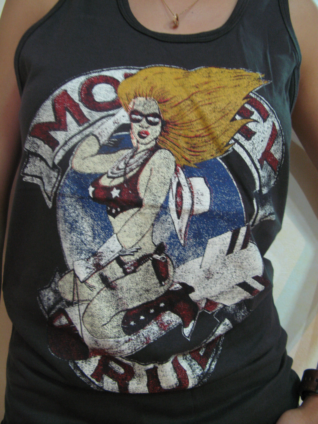 Motley Crue Girls Girls Girls World Tour'87 Womens Tank Top T-Shirt