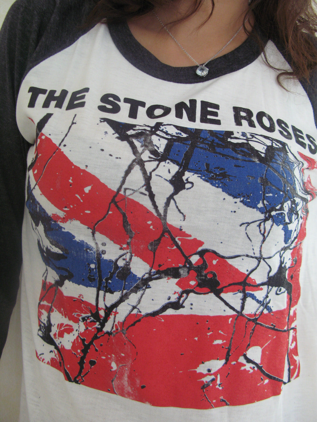 The Stone Roses Band Womens Raglan T-Shirt