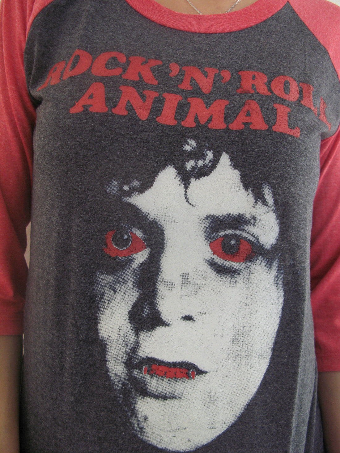 LOU REED Rock'N'Roll Animal Womens Raglan T-Shirt