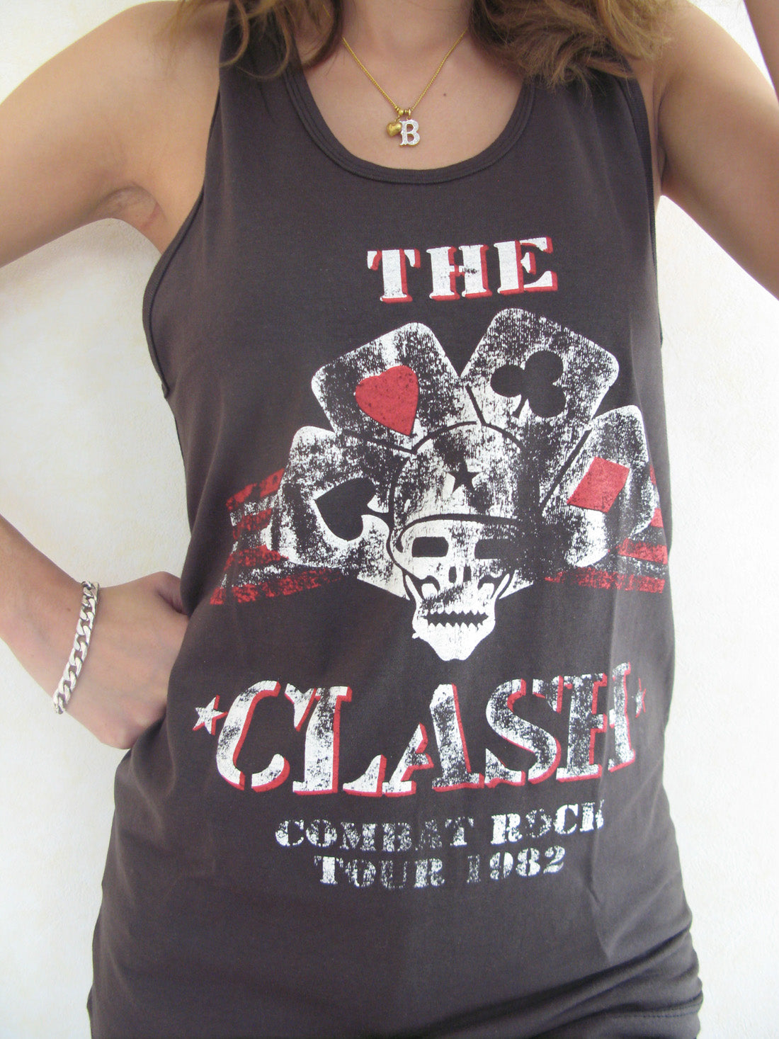 The Clash Combat Rock Womens Tank Top T-Shirt