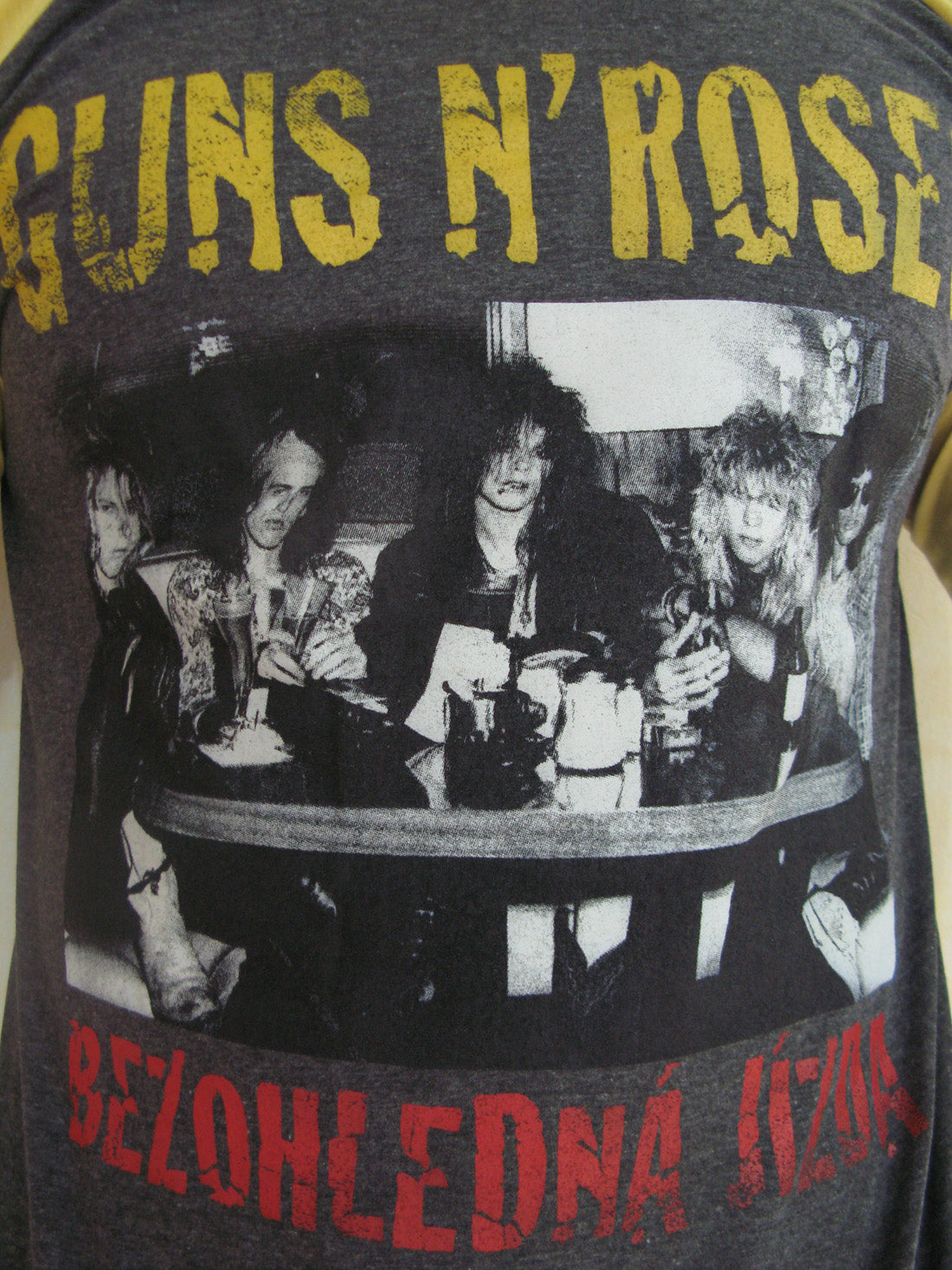 Guns n Roses Mens Raglan T-Shirt