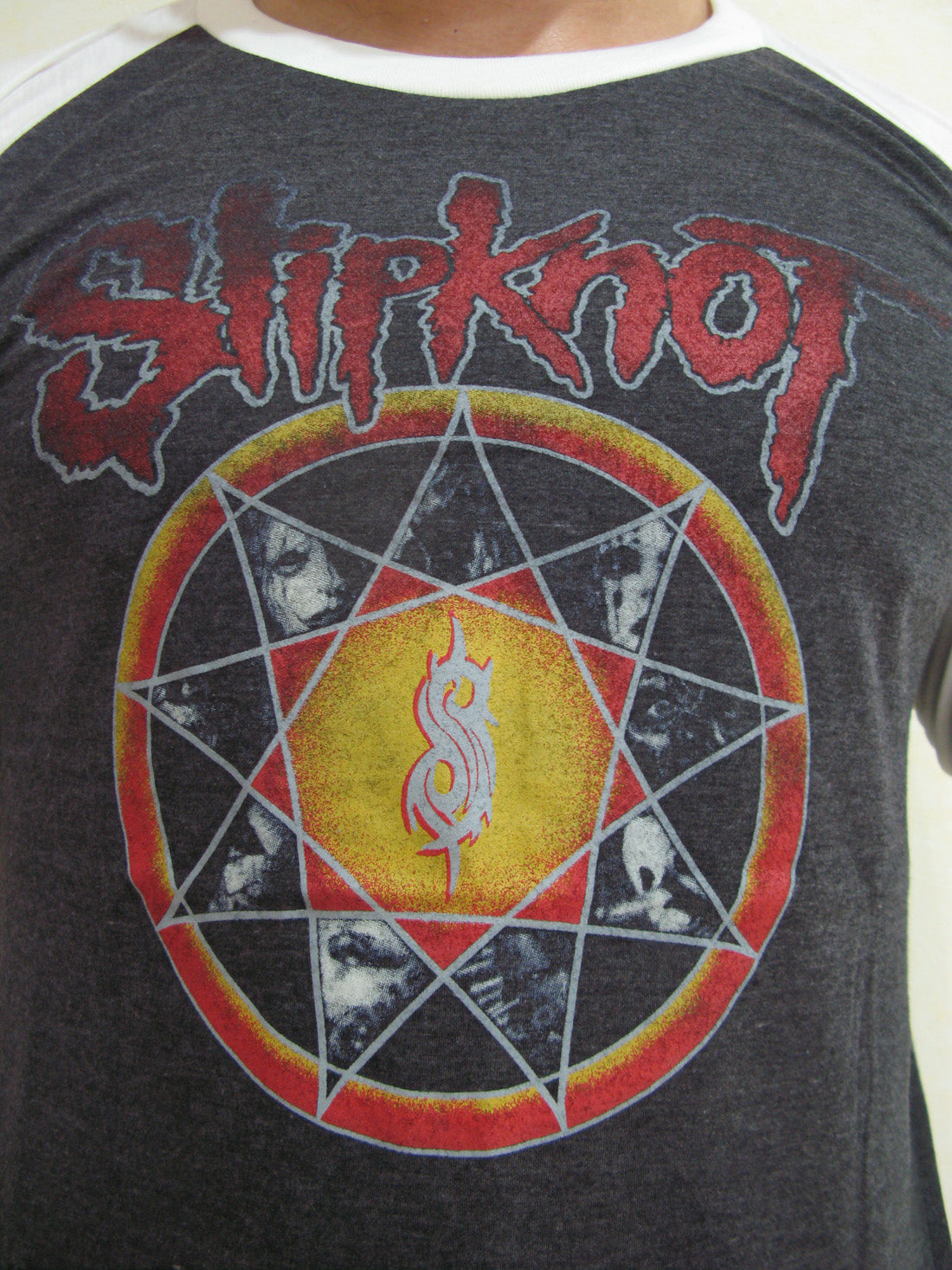 Slipknot Heavy Metal Band Mens Raglan T-Shirt