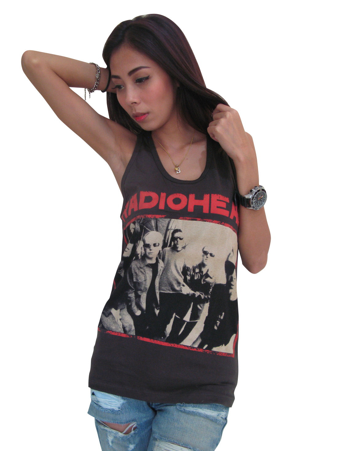 Radiohead Band Womens Tank Top T-Shirt