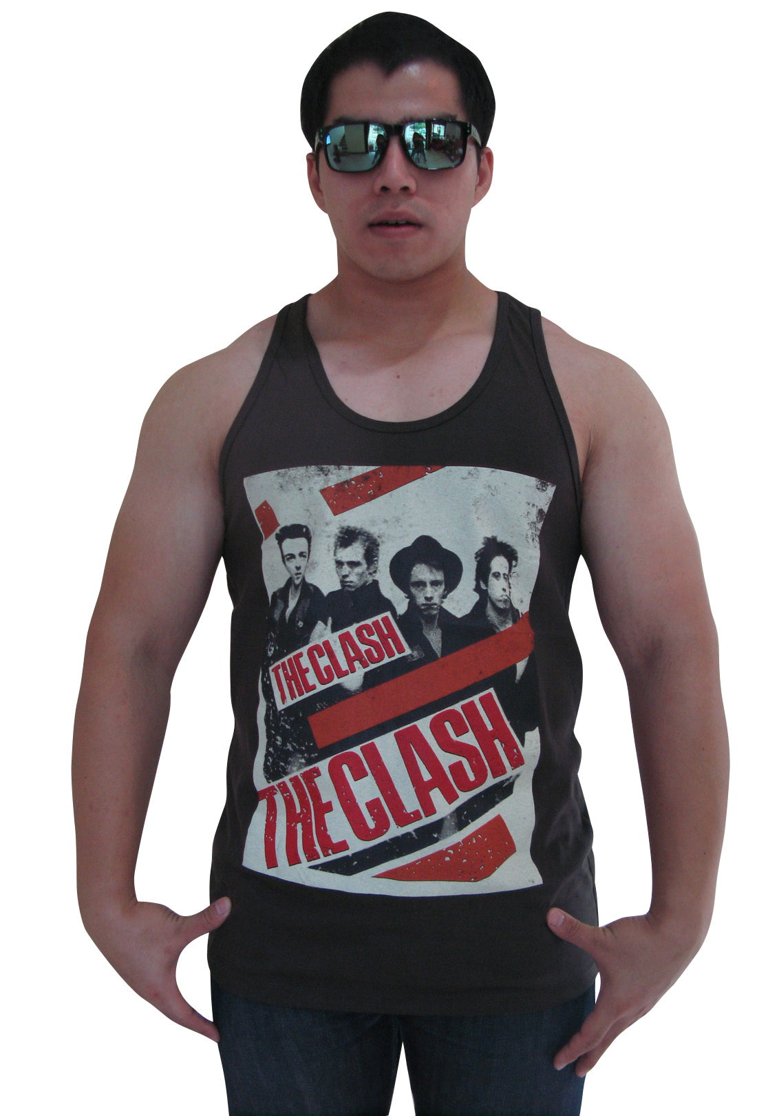 The Clash Rock Band Mens Tank Top T-Shirt