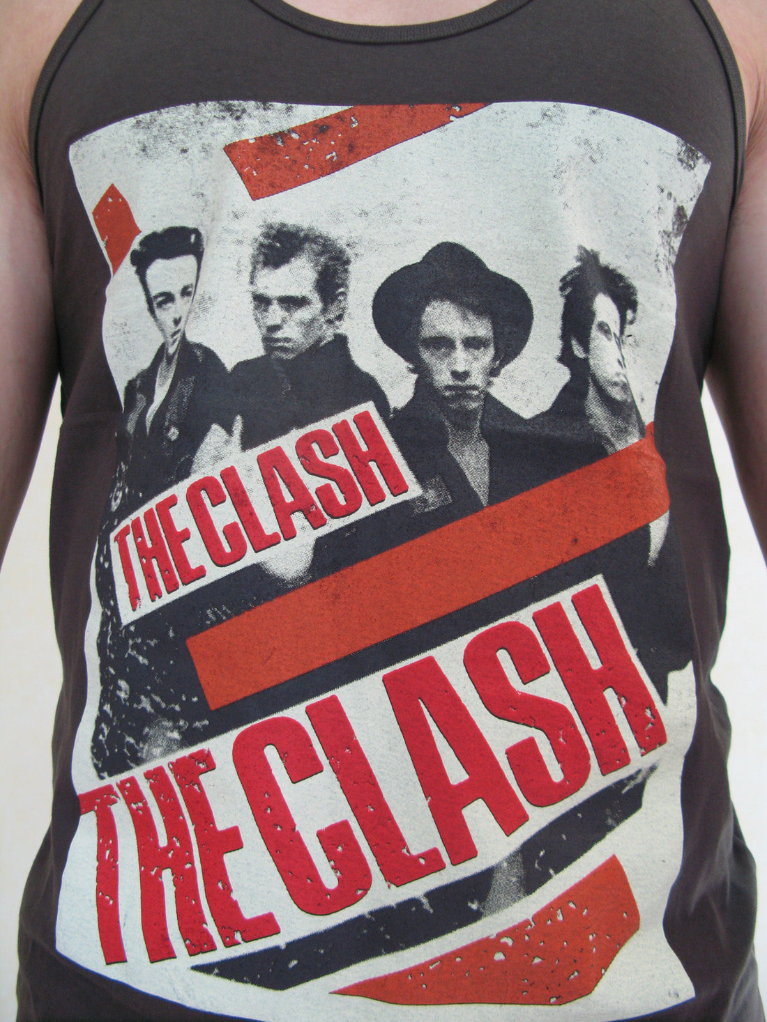 The Clash Rock Band Mens Tank Top T-Shirt