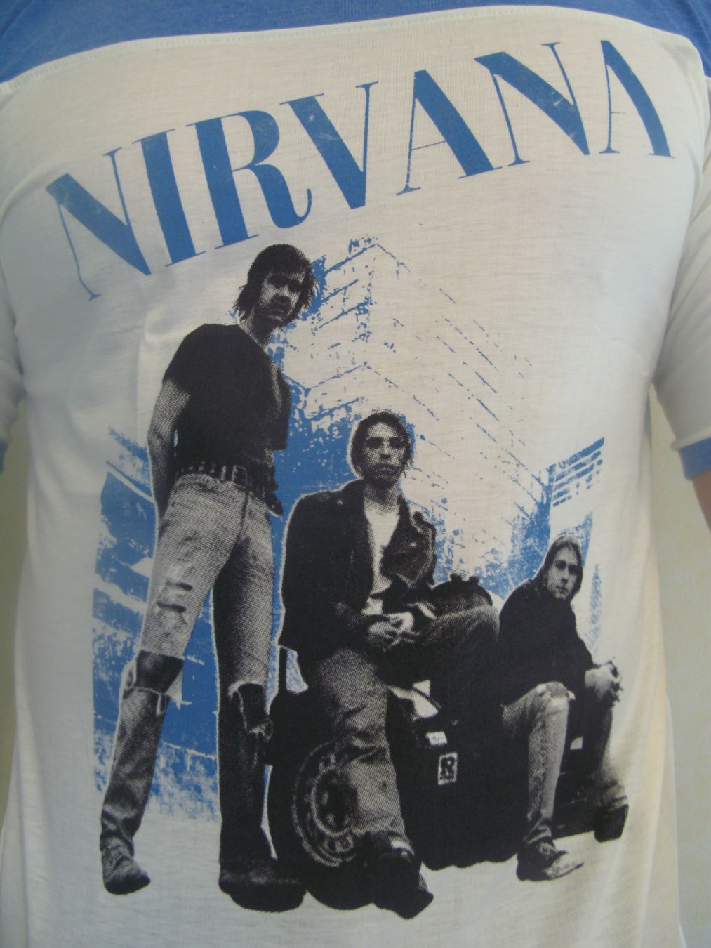 Nirvana Kurt Cobain Mens Ringer T-Shirt