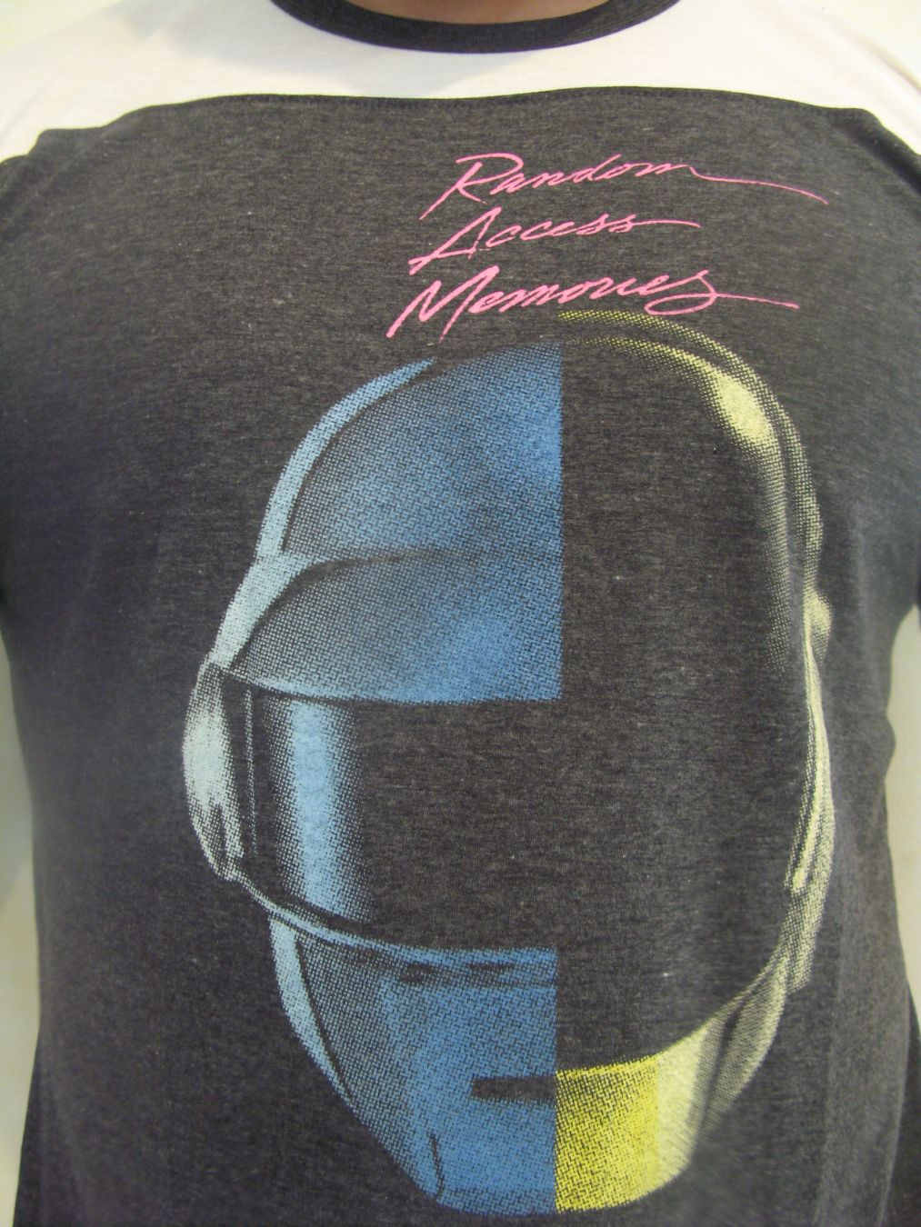 Daft Punk Random Access Memories Mens Ringer T-Shirt