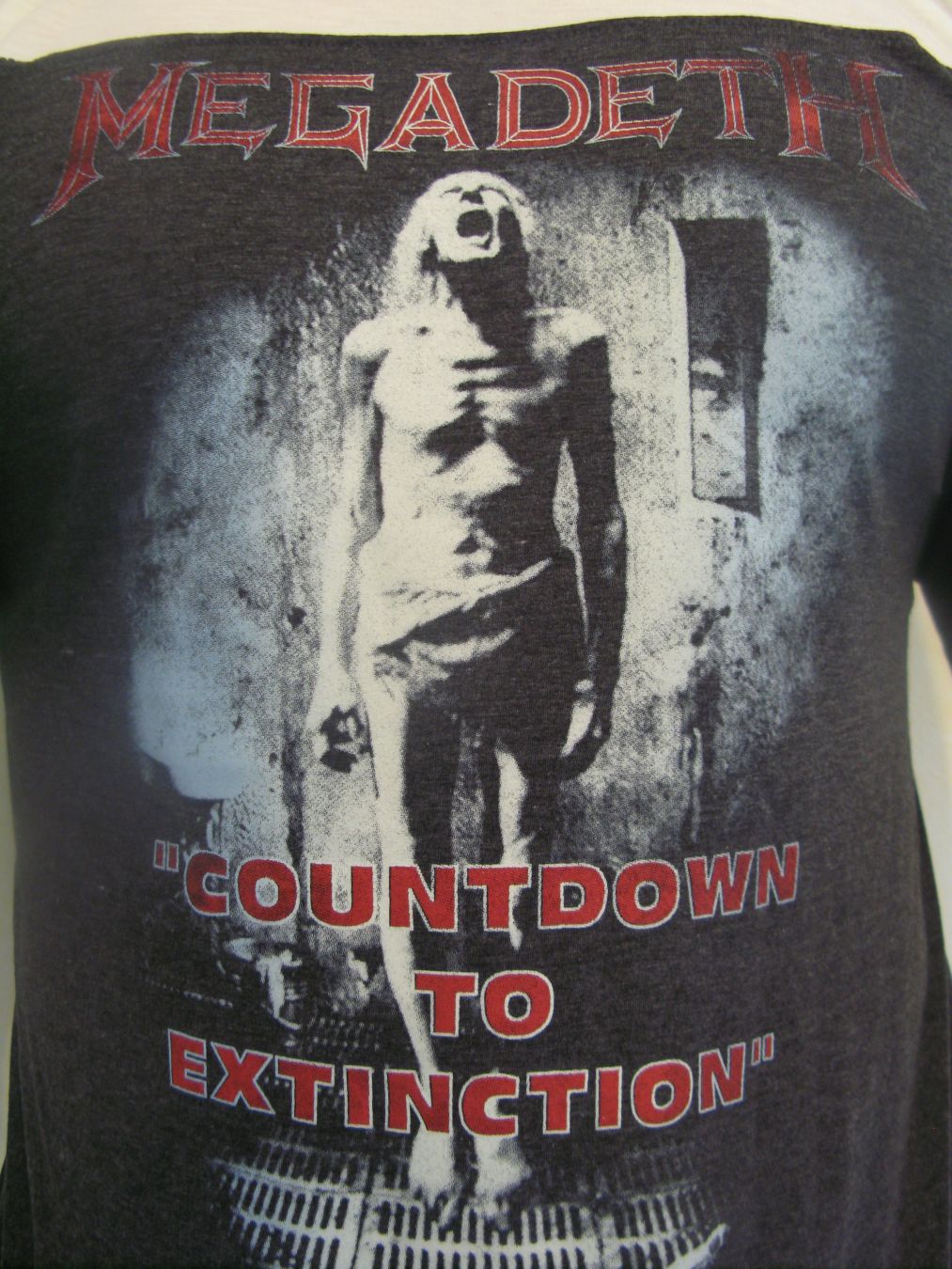 Megadeth Countdown to Extinction Mens Ringer T-Shirt